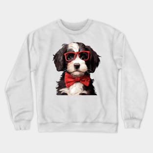 Fancy Bernedoodle Dog Crewneck Sweatshirt